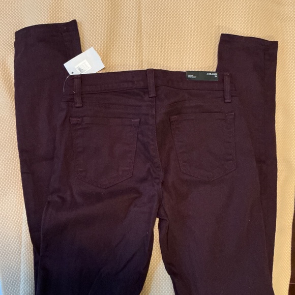J BRAND NWT Dark Plum Skinny Jeans Sz 26 - Picture 3 of 11